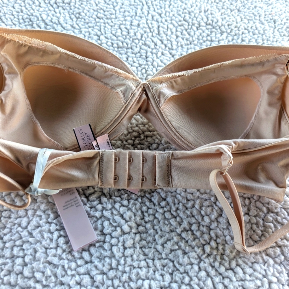 Victorias Secret Womens Maternity/Nursing Bra, Beige. 32DD New with Tags - Picture 4 of 7
